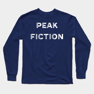 White Inline | Peak Fiction Long Sleeve T-Shirt